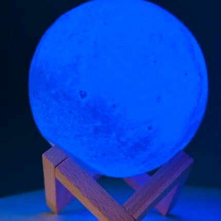 Rechargeable 3D Moon Lamp With Remote -18 CM