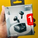 DEFY Gravity Turbo With Low Latency True Wireless Gaming Earbuds – Black Color