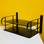 Metal Router Stand – Black