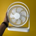 JISULIFE FA27 Portable Family Cooling Fan – Brown Color