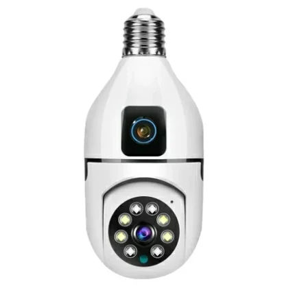 Dual Lens V380 Pro PTZ Bulb IP Camera